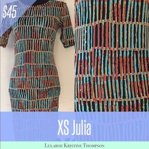 XS LuLaRoe Julia dress